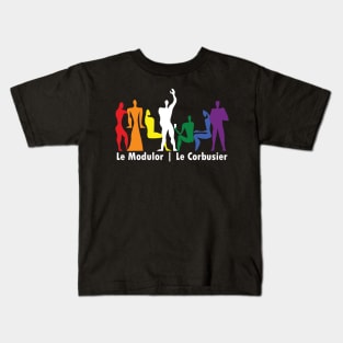 Le Corbusier Modulor Love is Love Party Kids T-Shirt